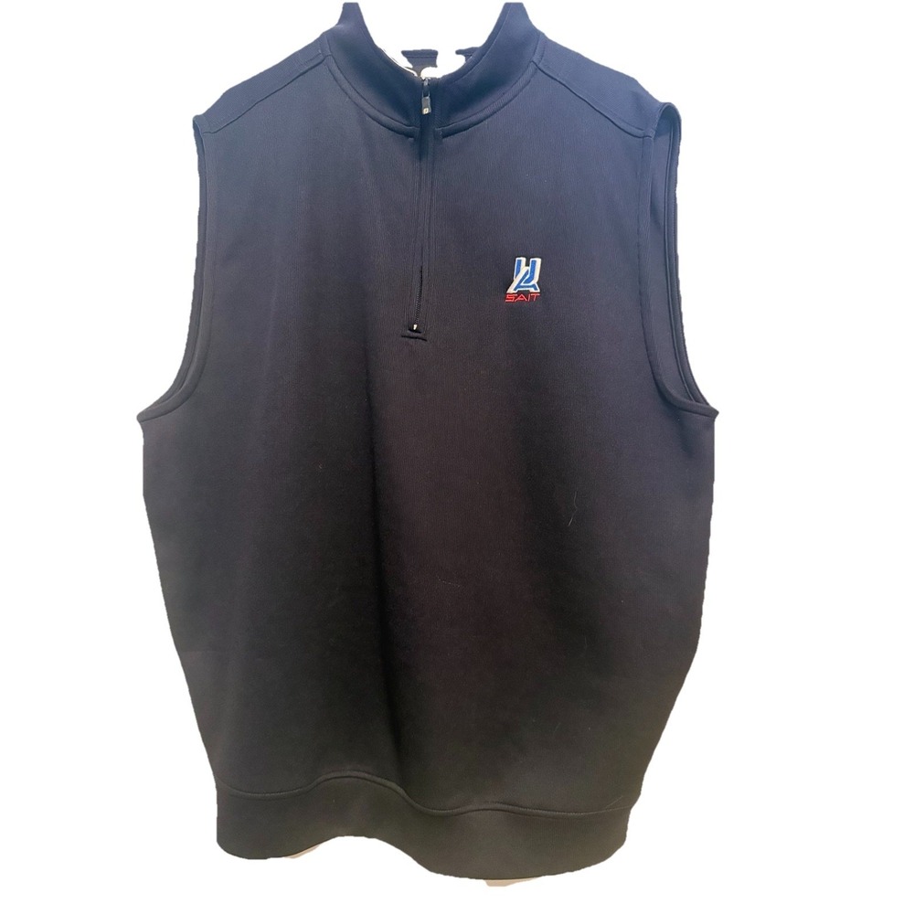Men's FootJoy 1/4 Zip Vest Navy XL